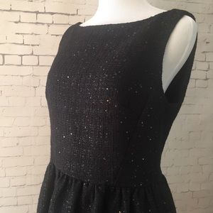 Kate Spade Tweed Fit And Flare Dress Sz 8